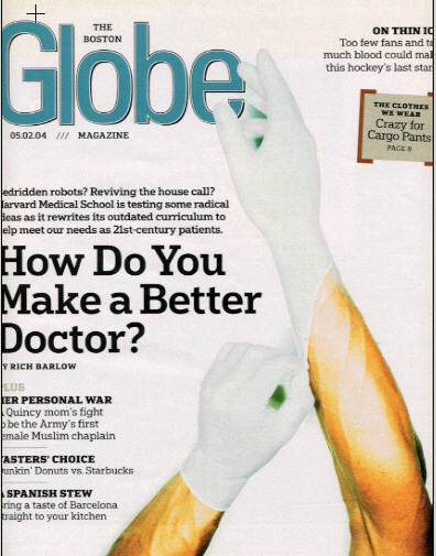 Boston Globe Magazine, May 2, 2004