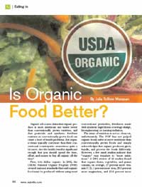 Is Organic Better?