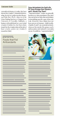 Foods that Foil Antioxidants
