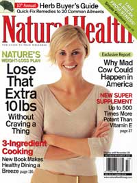 Natural Health, October/November 2001
